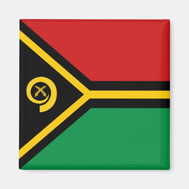 Imán Magnate de bandera de Vanuatu (Frente)