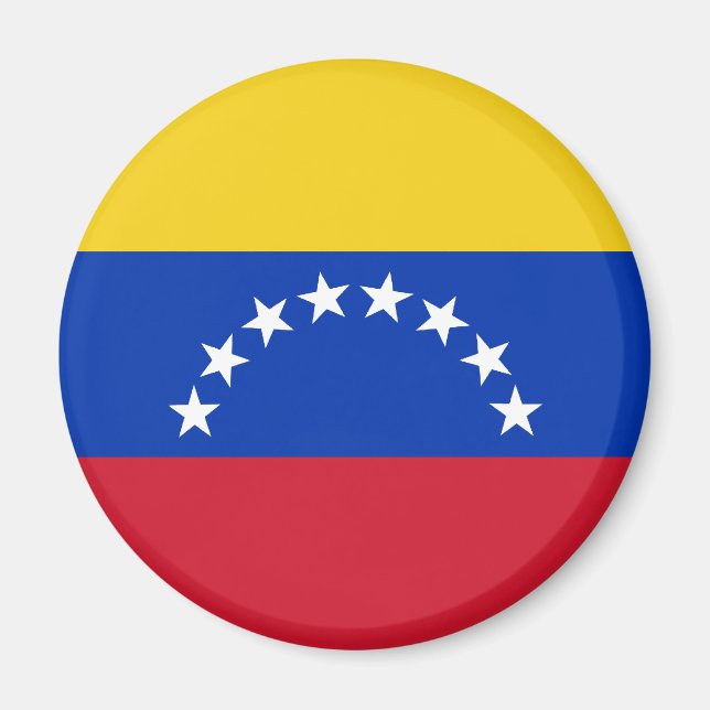 Imán Magnate de bandera de Venezuela (Frente)