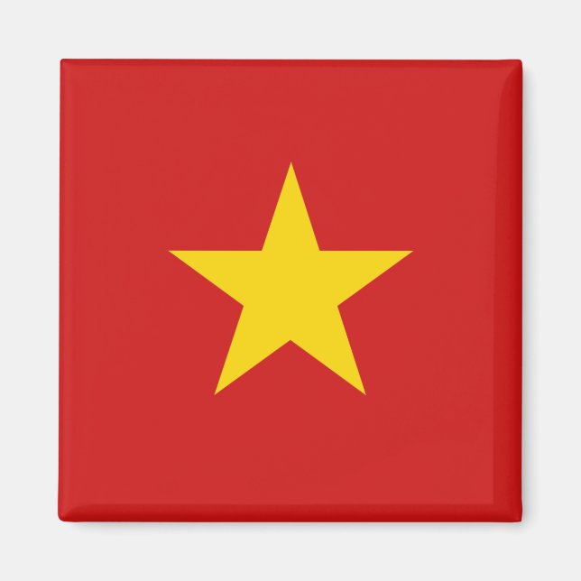 Imán Magnate de bandera de Vietnam (Frente)