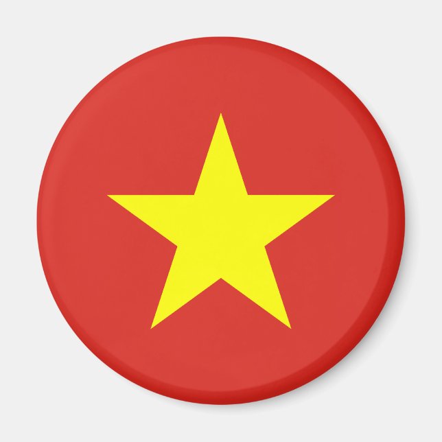 Imán Magnate de bandera de Vietnam (Frente)