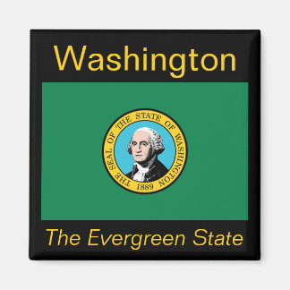 Imán Magnate de Bandera de Washington