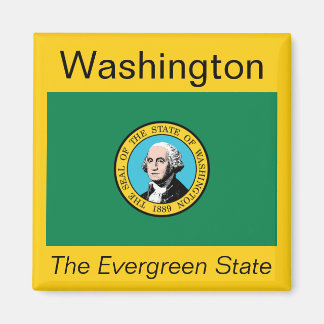 Imán Magnate de Bandera de Washington