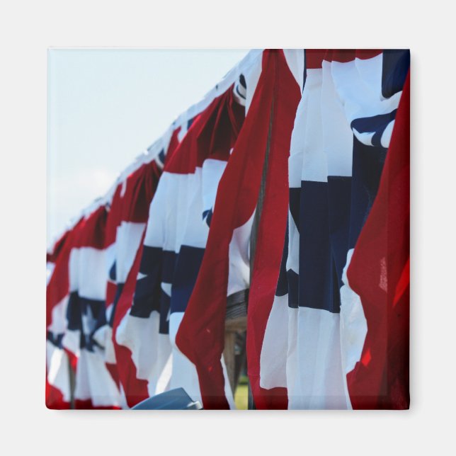 Imán Magnate de bandera estadounidense (Frente)