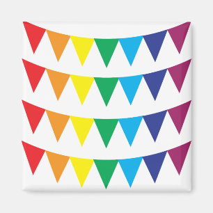 Imán Magnate de bandera LGBT arco iris