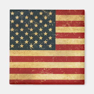 Imán Magnate de bandera ondulada de Estados Unidos