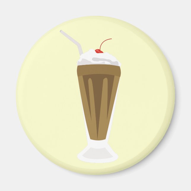 Imán Magnate de batido de chocolate (Frente)