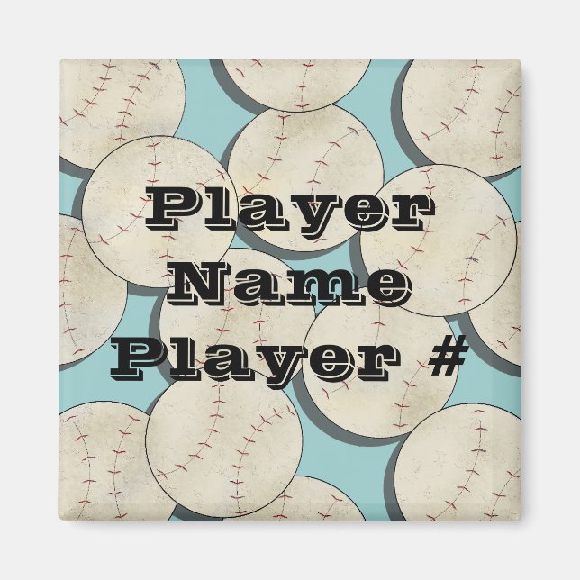 Imán Magnate de béisbol (Frente)