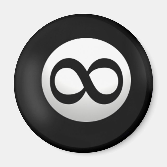 Imán Magnate de bola con infinito mágico (Frente)