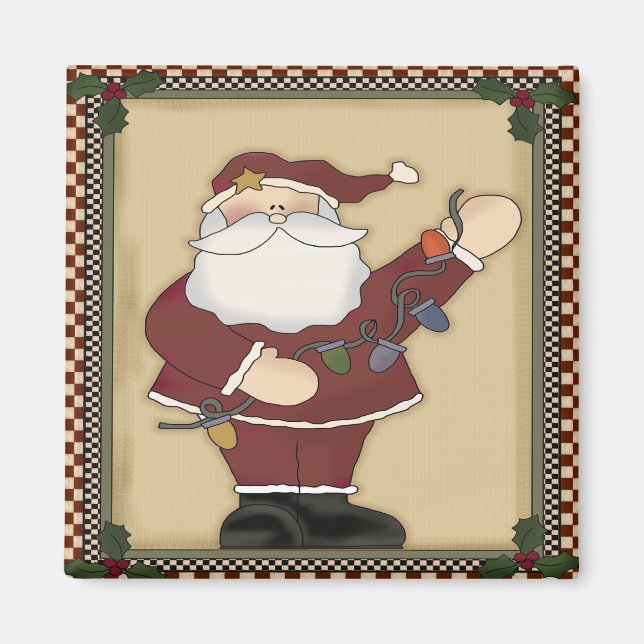 Imán Magnate de bombillas de Navidades especiales (Frente)