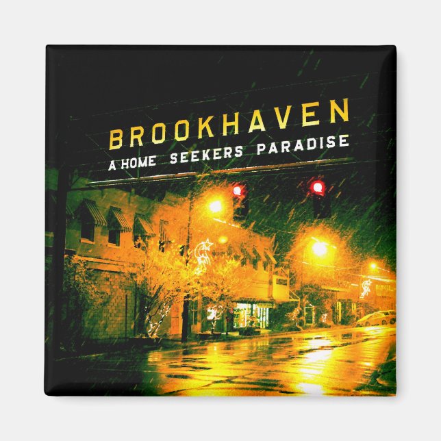 Imán Magnate de Brookhaven Mississippi (Frente)