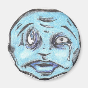 Imán Magnate de cabeza azul POO