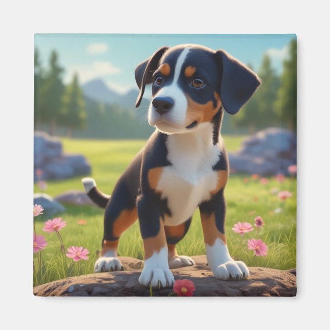 Imán Magnate De Cachorro (Frente)