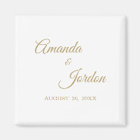 Magnate de caligrafía de oro simple