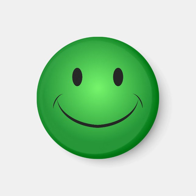 Imán Magnate de cara verde (Frente)