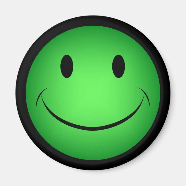 Imán Magnate de cara verde (Frente)