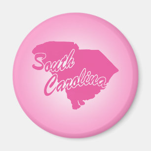 Imán Magnate de Carolina del Sur en estado rosado