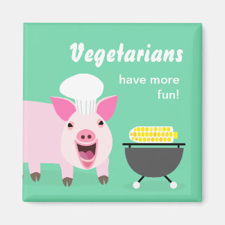 Imán Magnate de cerdo vegetariano