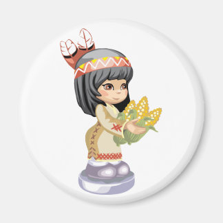 Imán Magnate de Chica nativo americano