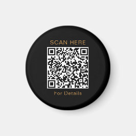 Imán Magnate de Círculo de diseño de código QR único