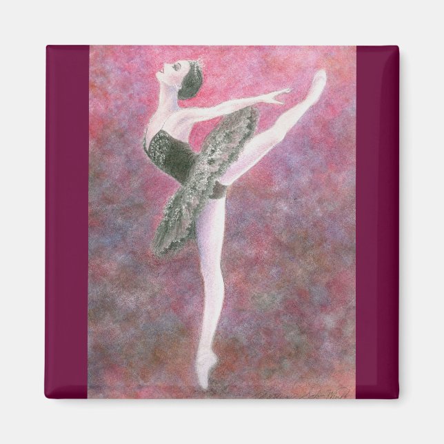 Imán Magnate de cisne negro (Frente)