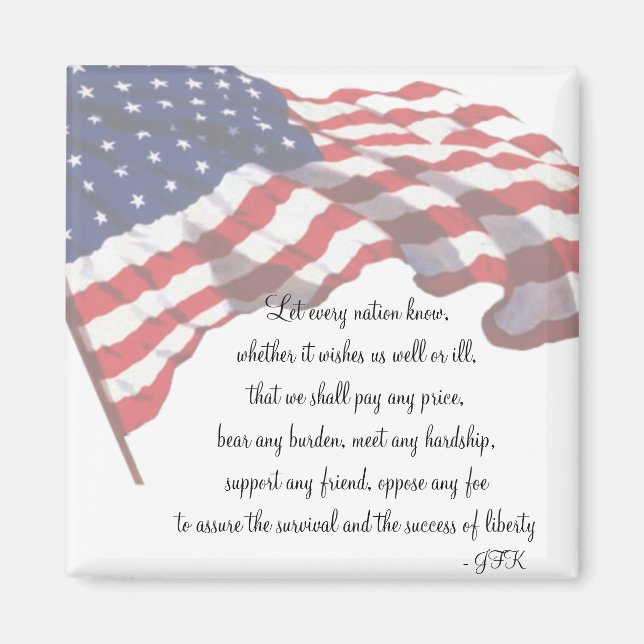 Imán Magnate de citas de KRW JFK (Frente)