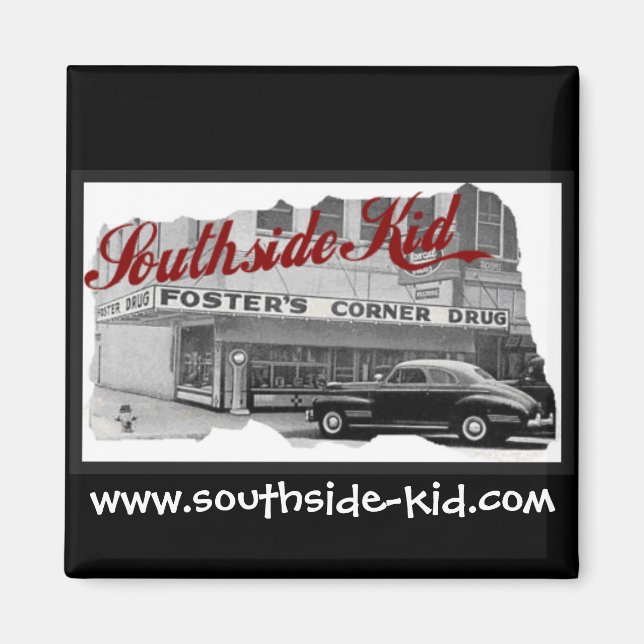 Imán Magnate de coches de Southside Kid Square (Frente)