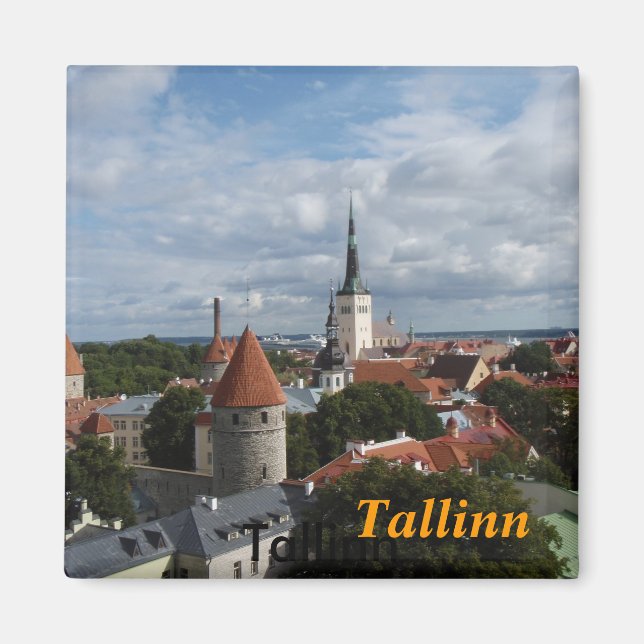 Imán Magnate de cocina de Tallin (Frente)