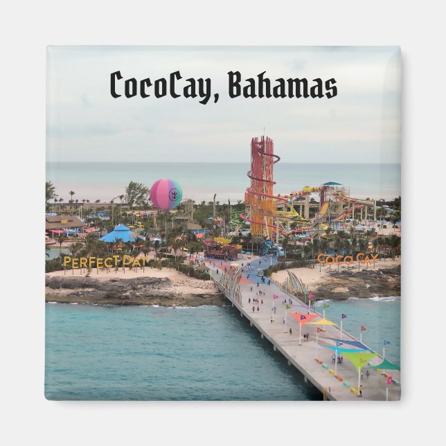 Imán Magnate de CocoCay Bahamas (Frente)