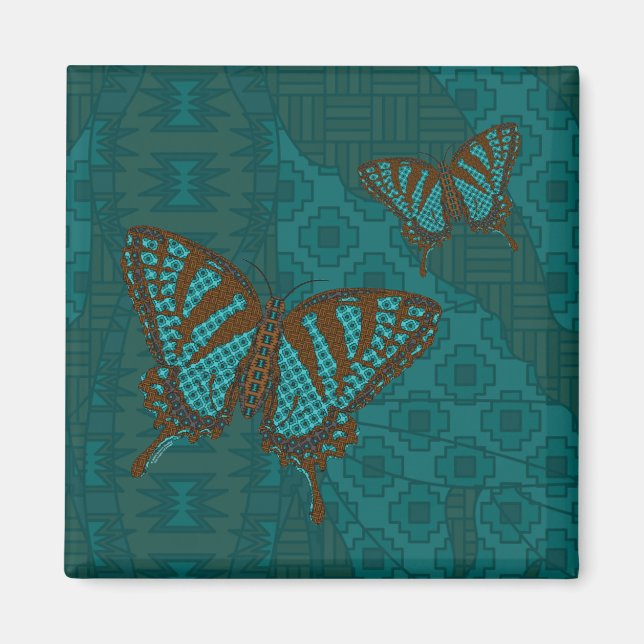 Imán Magnate de cola de torneado nativa (Frente)