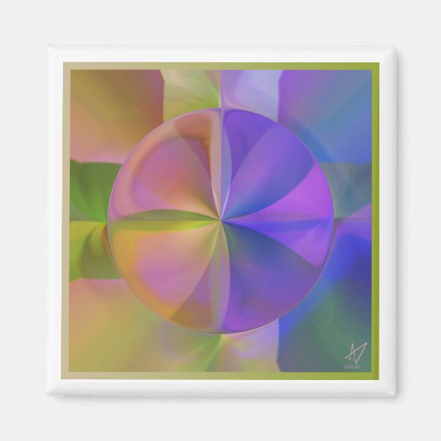 Imán Magnate de color suave (Frente)