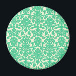 Imán Magnate de Damasco de Floral Verde<br><div class="desc">Magnate de Damasco de Floral Verde</div>