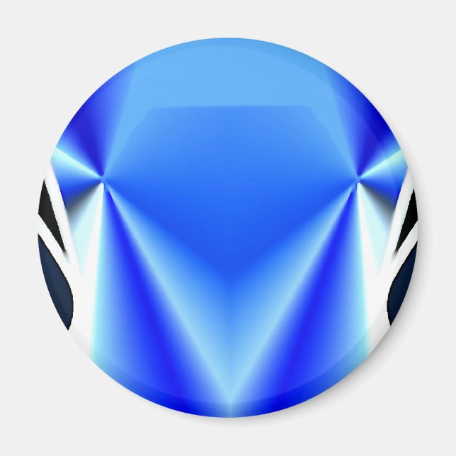 Imán Magnate de diamantes azules (Frente)