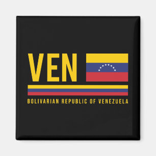 Imán Magnate de diseño Alpha 3 de Bandera de Venezuela 