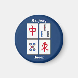 Imán Magnate de diseño de mosaicos de juego de Mahjong