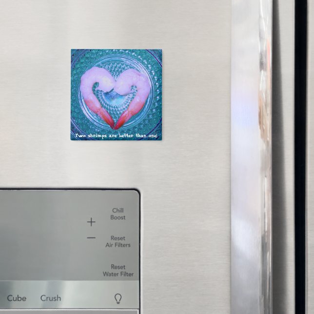 Imán Magnate de dos camarones (In situ (nevera))