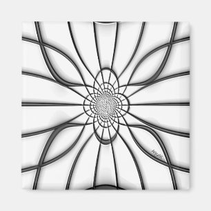 Imán Magnate de elegancia Grabado en relieve de vidrio