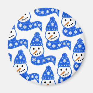 Imán Magnate de escarchas de nieve azul