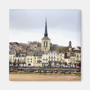Imán Magnate de escena de la ribera del río Saumur