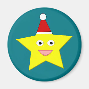 Imán Magnate de Estrella Feliz Navidad