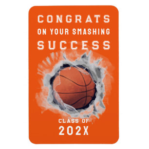 Imán Magnate de felicitaciones a jugador de baloncesto