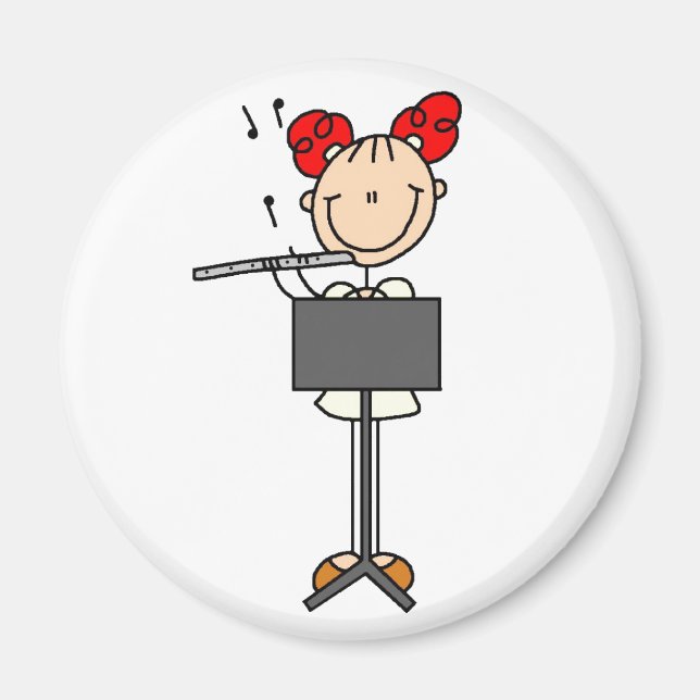 Imán Magnate de flauta de la figura del stick (Frente)