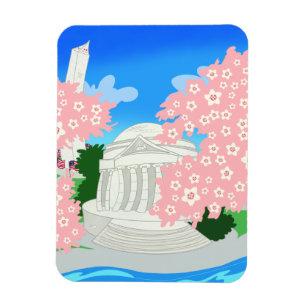Imán Magnate de flores de cerezo en Washington DC