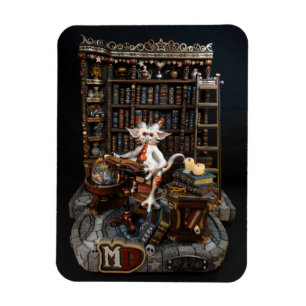 Imán Magnate de fotos de la biblioteca MD Dragon 3" x 4