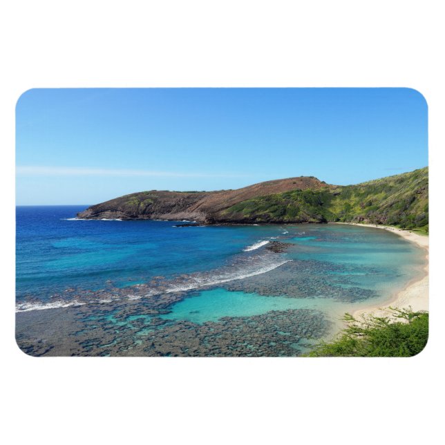 Imán Magnate de fotos de la costa hawaiana (Horizontal)