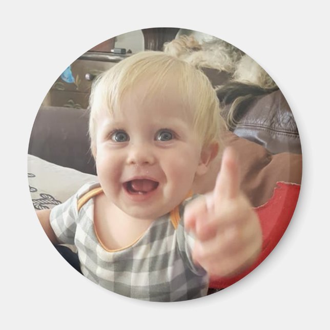 Imán Magnate de fotos para niños pequeños (Frente)