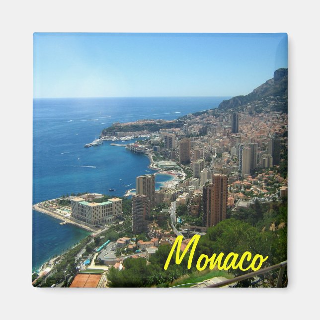 Imán Magnate de frigorífico de Mónaco (Frente)