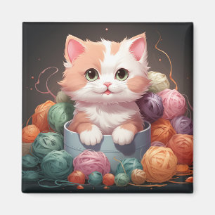 Imán Magnate de gatitos