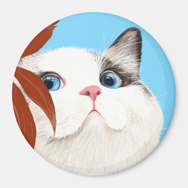 Imán Magnate de gato (Frente)