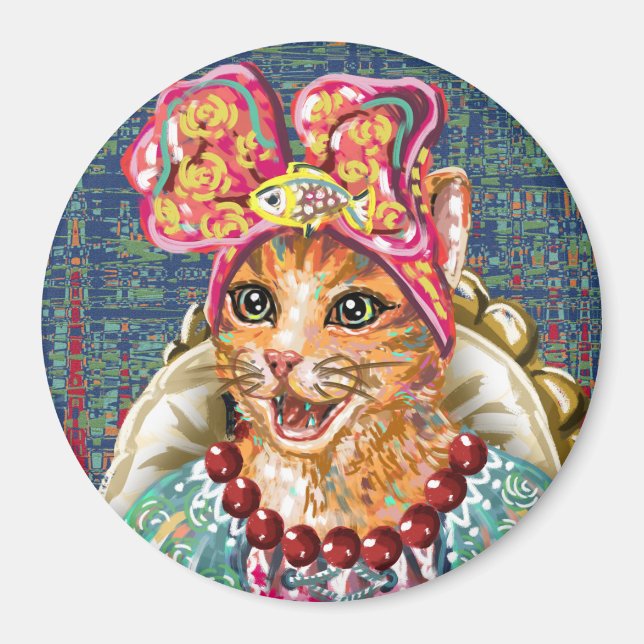 Imán Magnate de gato (Frente)