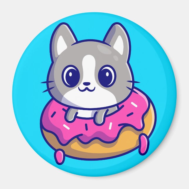 Imán Magnate de gato (Frente)